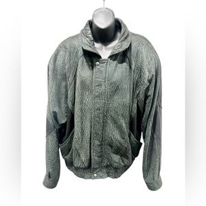 Andrew Marc Black Leather Jacket Size Large